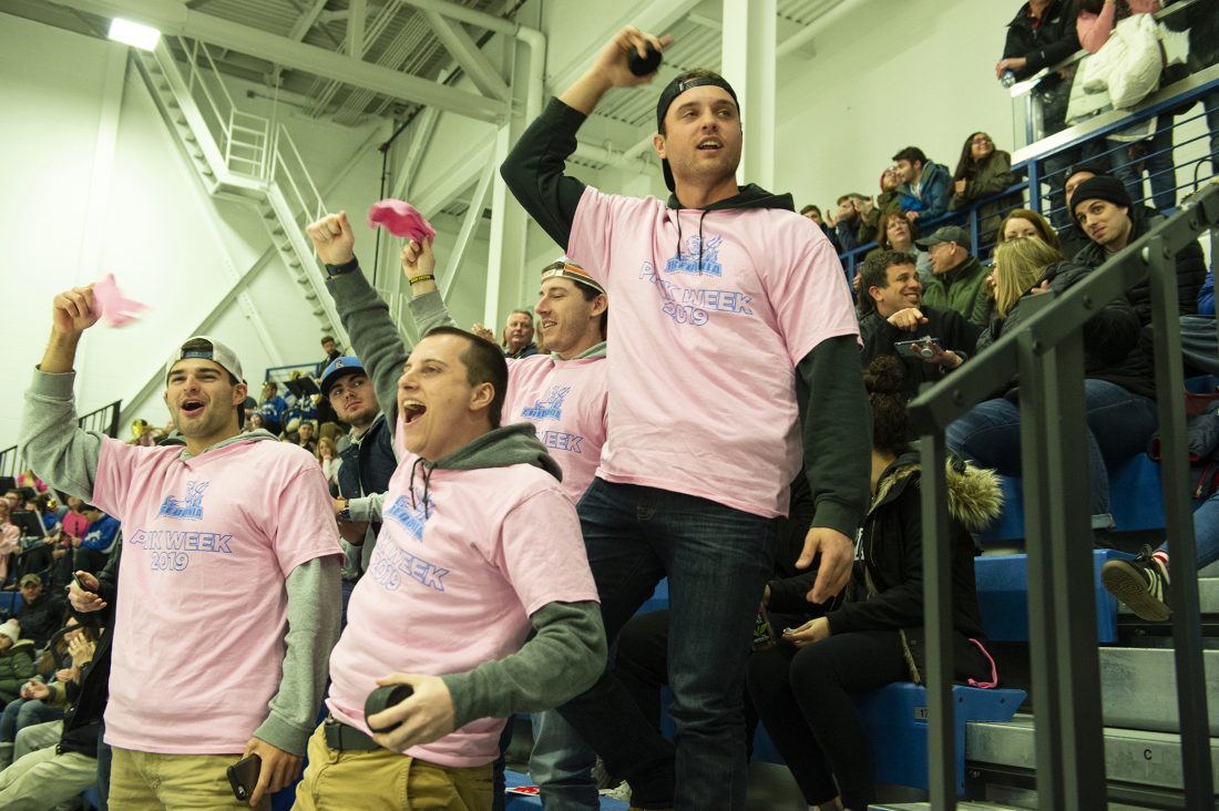 Pink The Rink Pink The Rink packs Steele Hall | News, Sports, Jobs - Observer Today